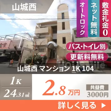 山城西 マンション 1K 104