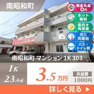 南昭和町 マンション 1K 303