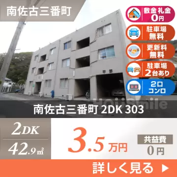 南佐古三番町 マンション 2DK 303