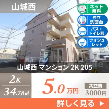 山城西 マンション 2K 205