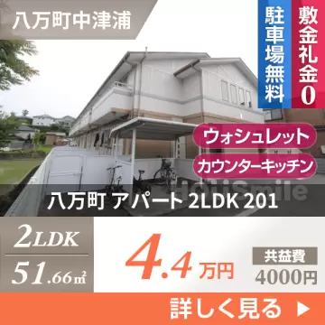 八万町 アパート 2LDK 201
