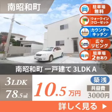 南昭和町 一戸建て 3LDK A