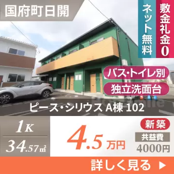 ピース・シリウス A棟 102