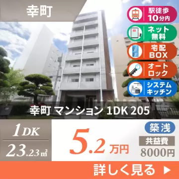 幸町 マンション 1DK 205