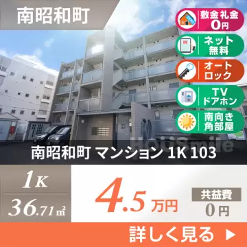 南昭和町 マンション 1K 103