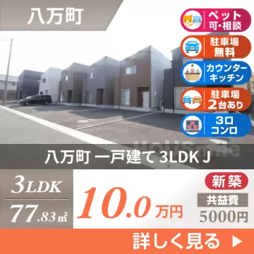 八万町 一戸建て 3LDK J