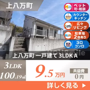上八万町 一戸建て 3LDK A