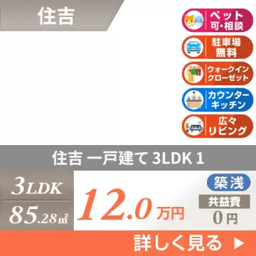 住吉 一戸建て 3LDK 1