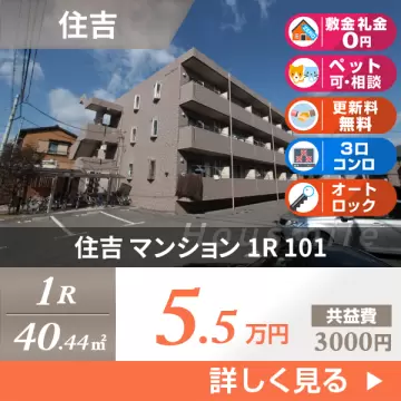 住吉 マンション 1R 101