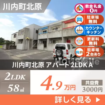 川内町北原 アパート 2LDK A