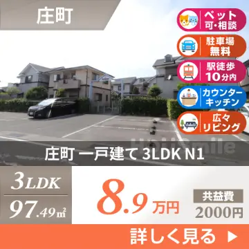 庄町 一戸建て 3LDK N1