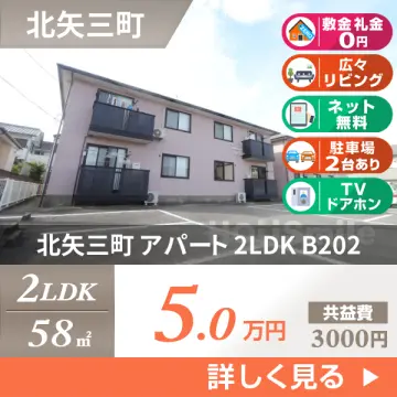 北矢三町 アパート 2LDK B202