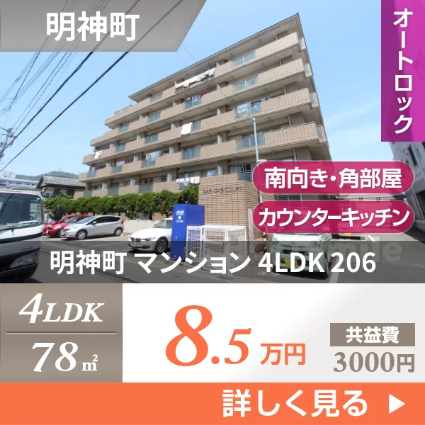 明神町 マンション 4LDK 206