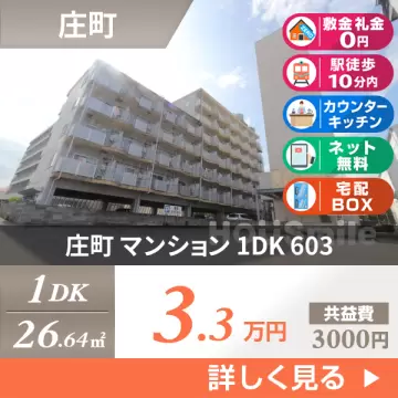 庄町 マンション 1DK 603
