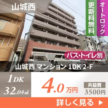 山城西 マンション 1DK 2-F