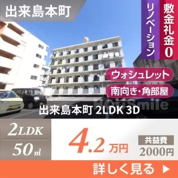 出来島本町 マンション 2LDK 3D