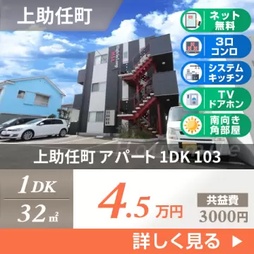 上助任町 アパート 1DK 103