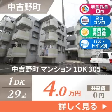 中吉野町 マンション 1DK 305