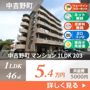 中吉野町 マンション 1LDK 203