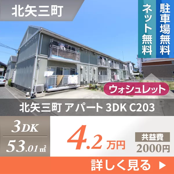 北矢三町 アパート 3DK C203