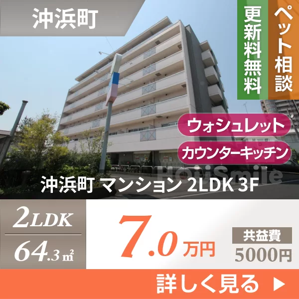 沖浜町 マンション 2LDK 3F