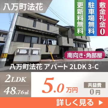 八万町法花 アパート 2LDK 3-C
