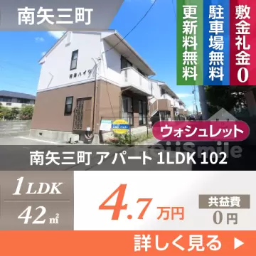 南矢三町 アパート 1LDK 102