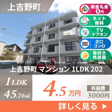 上吉野町 マンション 1LDK 202