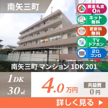 南矢三町 マンション 1DK 201
