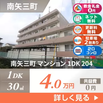 南矢三町 マンション 1DK 204