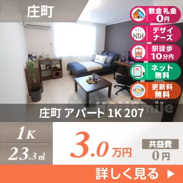 庄町 アパート 1K 207