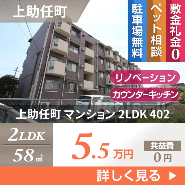 上助任町 マンション 2LDK 402