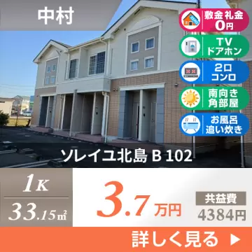 ソレイユ北島 B 102