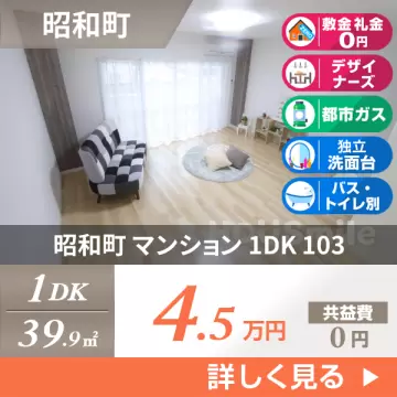 昭和町 マンション 1DK 103