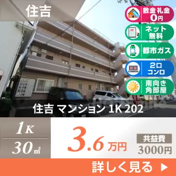 住吉 マンション 1K 202