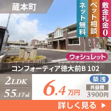 コンフォーティア徳大前B 102