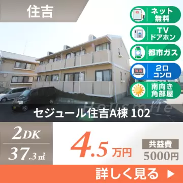 セジュール住吉A棟 102