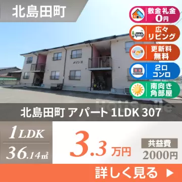 北島田町 アパート 1LDK 307
