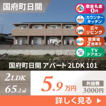 国府町日開 アパート 2LDK 101