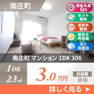 南庄町 マンション 1DK 306