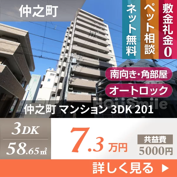 仲之町 マンション 3DK 201