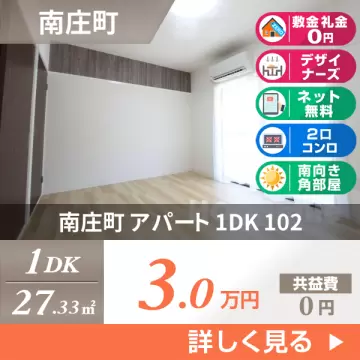 南庄町 アパート 1DK 102