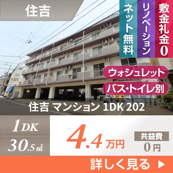 住吉 マンション 1DK 202