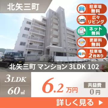 北矢三町 マンション 3LDK 102