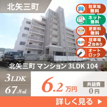 北矢三町 マンション 3LDK 104