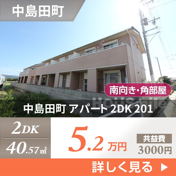 中島田町 アパート 2DK 201