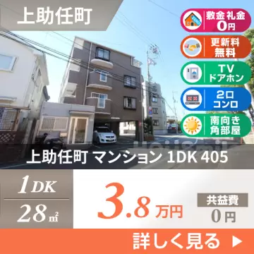 上助任町 マンション 1DK 405