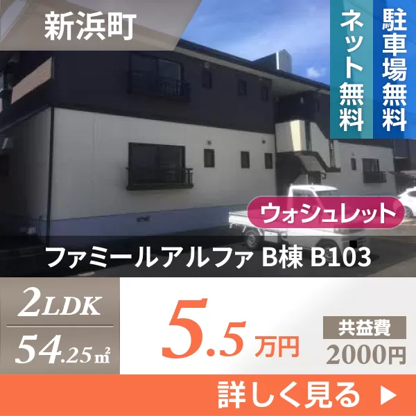 ファミールアルファ B棟 B103