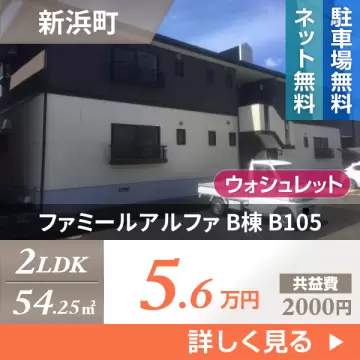 ファミールアルファ B棟 B105