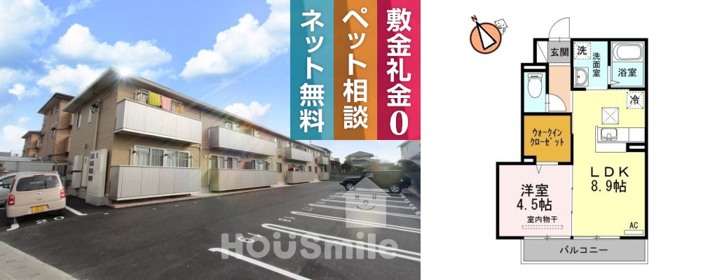 ノール プラージュ 106の外観と間取り図
